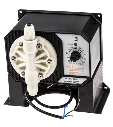 Hanna Instruments Diaphragm Electric Operated Positive Displacement Pump, 18.3L/h, 7.3 psi, 220 V, 240 V
