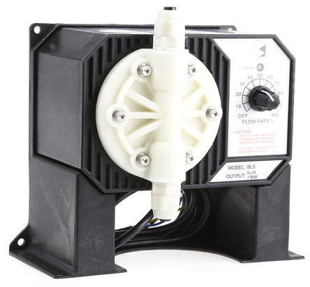 Hanna Instruments Diaphragm Electric Operated Positive Displacement Pump, 5L/h, 101.5 psi, 220 V, 240 V