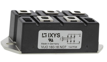 IXYS VUO160-16NO7, 3-phase Bridge Rectifier Module, 175A 1600V, 5-Pin PWS E 1