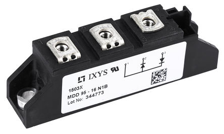 IXYS MDD95-16N1B, Dual Diode Module, Series, 1600V 120A, 3-Pin TO-240AA