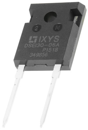 IXYS DSEI30-06A, Switching Diode, 600V 37A, 50ns, 2-Pin TO-247AD
