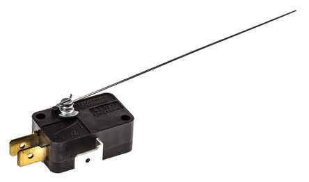 SPDT-NO/NC Lever Microswitch, 5 A @ 250 V ac