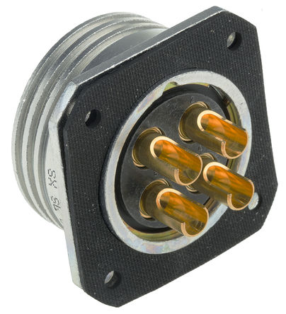 Amphenol SL61 Series, 4 Pole Cable Mount Connector Plug