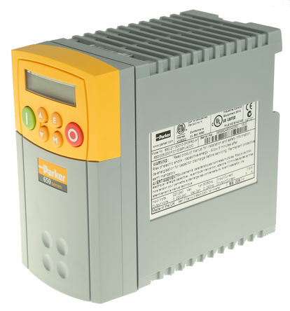 Parker AC650 Inverter Drive 0.55 kW with EMC Filter, 1-Phase In, 220 &#8594; 240 V ac, 3 A, 240Hz Out, IP20