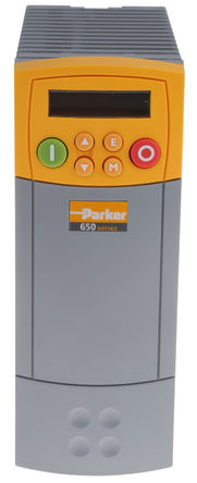 Parker AC650 Inverter Drive 2.2 kW with EMC Filter, 3-Phase In, 380 &#8594; 460 V ac, 5.5 A, 240Hz Out, IP20