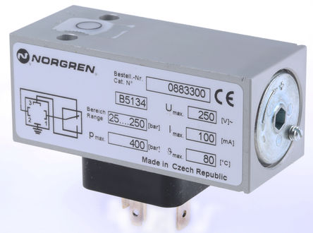 Norgren Pressure Switch, 25bar to 250 bar