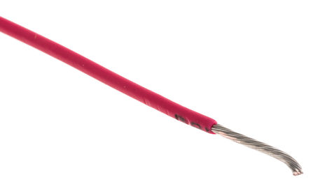 Alpha Wire Red, 30m PPE Hook Up Wire, 0.51 mm&#178; CSA Flame Retardant, 600 V 20 AWG