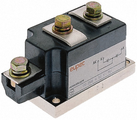 IXYS MDD255-22N1, Dual High Voltage Diode Module, Series, 2200V 270A, 3-Pin Y1 CU