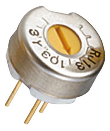 Copal Electronics Through Hole Cermet Trimmer Resistor with Pin Terminations, 200k&#937; &#177;10% 0.75W &#177;100ppm/&#176;C