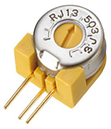 Copal Electronics Through Hole Cermet Trimmer Resistor with Pin Terminations, 2k&#937; &#177;10% 0.75W &#177;100ppm/&#176;C