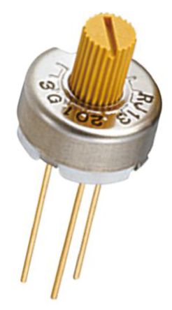 Copal Electronics Through Hole Cermet Trimmer Resistor with Pin Terminations, 2k&#937; &#177;10% 0.75W &#177;100ppm/&#176;C