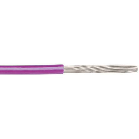 Alpha Wire Purple, 30m PPE Hook Up Wire, 0.22 mm&#178; CSA Flame Retardant, 660 V 24 AWG