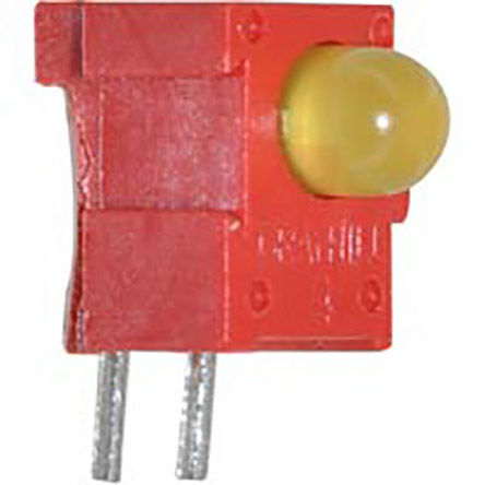 SPST Push Button Switch, PCB Yellow LED