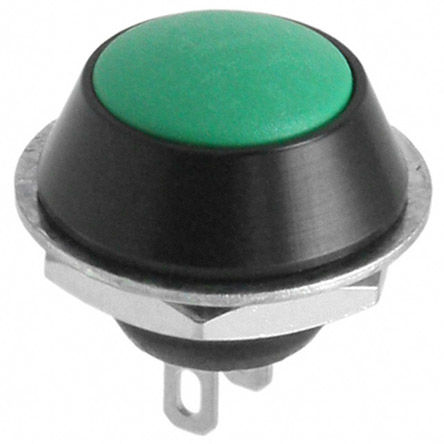 SPST-NO, Momentary Push Button Switch, IP67, 13.46 (Dia.)mm, Panel Mount, 24V dc