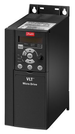 Danfoss VLT FC51 Inverter Drive 4 kW with EMC Filter, 3-Phase In, 380 &#8594; 480 V, 9 A
