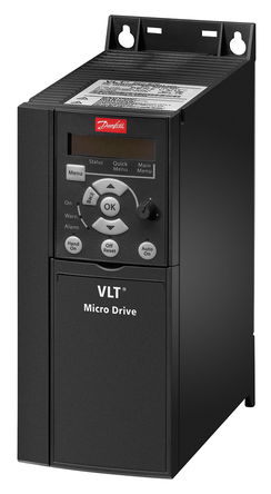 Danfoss VLT FC51 Inverter Drive 2.2 kW with EMC Filter, 3-Phase In, 200 &#8594; 240 V, 9.6 A