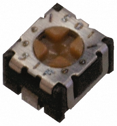 Copal Electronics SMD Cermet Trimmer Resistor with J-Hook Terminations, 100k&#937; &#177;20% 0.1W &#177;150ppm/&#176;C