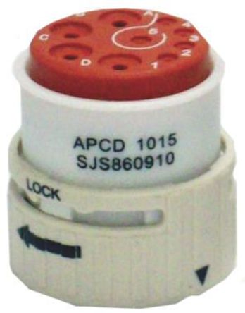 Amphenol SJS Series, 4, 5 Pole Connector Plug, Male Contacts